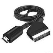 RRP £200 Lot To Contain Assorted Items Including-Scart HDMI Comverter Cable