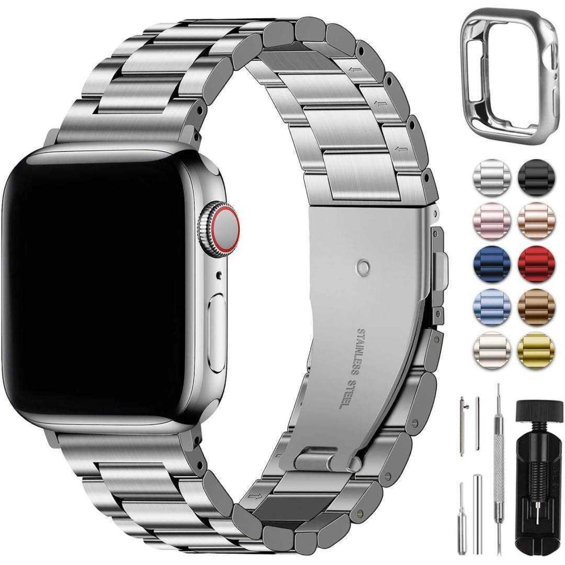 RRP £110 X6 Like New Assorted Items Including Art Che Stainless Steel Band For Apple Watch