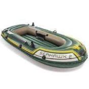 RRP £150 Brand New Boxed Intex Seahawk 2 Sport Collection Dingy