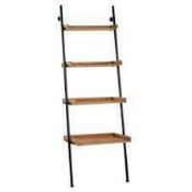 RRP £200 Ex Display 4 Tier Stair Shelf Unit, Wooden