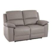 RRP £600 Ex Display 2 Seater Leather Sofa