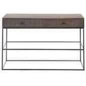 RRP £550 Like New Unboxed Aztek Console Table, Grey Finish