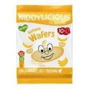 RRP £160 Mixed Items Including Kiddylicious Banana Wafers 4X40G Bb 11/23