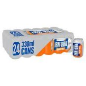 RRP £180 Mixed Drinks Items Including Irn Bru Sugar Free24X330Ml Cans Bb 09/23