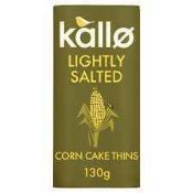RRP £100 X2 Boxes Kallo Foods Cakes Thin 130G Bb 09/23