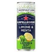 RRP £170 X10 24X330Ml Cases San Pellegrino Lemon & Mint Bbe-08/2023