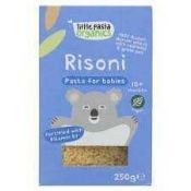 RRP £120 Assorted Lot To Contain Little Pasta Rissoni Organics Bbe -10.25 , Hipp Organic