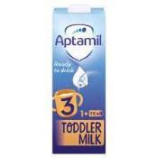 RRP £120 X10 Aptamil 3 1+Year Toddler Milk 15X200Ml