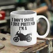 RRP £200 Brand New Box Of Assorted Items Including I Don't Snore I Just Pretend I'M A Motorbike Mug