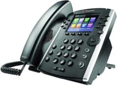 RRP £175 Like New Polycom Vvx 411 Ip Desk Phone