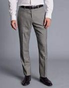 RRP £1080 Assorted Men's Formal Wear Including- Grey Suit Trousers 44R