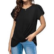 RRP £120 Brand New X12 Various Crew Neck Style Women's Fashion T-Shirts