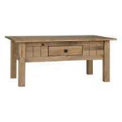 RRP £450 Like New Pine Single Draw Coffee Table
