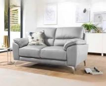 RRP £500 Ex Display Grey 2 Seater Sofa