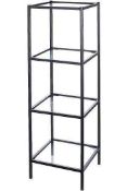 RRP £140 Brand New Factory Sealed Kelly Hoppen 4 Tier Storage Shelving Unit