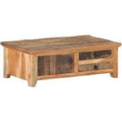 RRP £250 Like New 2Drawer Coffee Table In Wood Finish