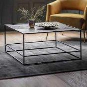 RRP £300 Boxed Like New Hadston Coffee Table In Gold