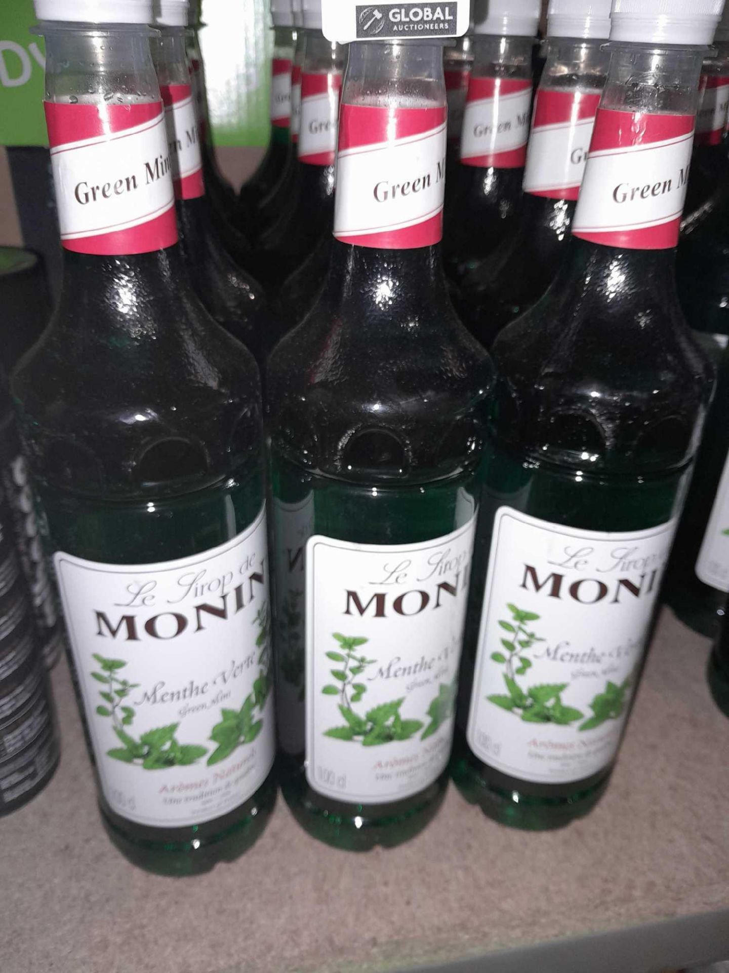 RRP £120 X15 Bottles Monin Fresh Mint Syrup 1L Bbe-02/24 - Image 2 of 2