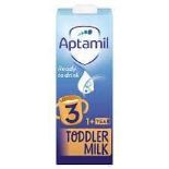 *RRP £120 X10 Aptamil 3 1+Year Toddler Milk 15X200Ml Bbd 10/23*