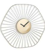 RRP £120 Brand New Large Decorative Wire Wall Clock (