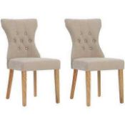 RRP £210 Boxed Like New Wimbledon Upholstered Dining Chair
