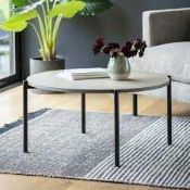 RRP £250 Carbury Circular Coffee Table In Wooden Finish