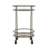 RRP £275 Like New Gold Drinks Trolley