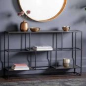 RRP £750 Like New Unboxed Hurston Sideboard, Silver