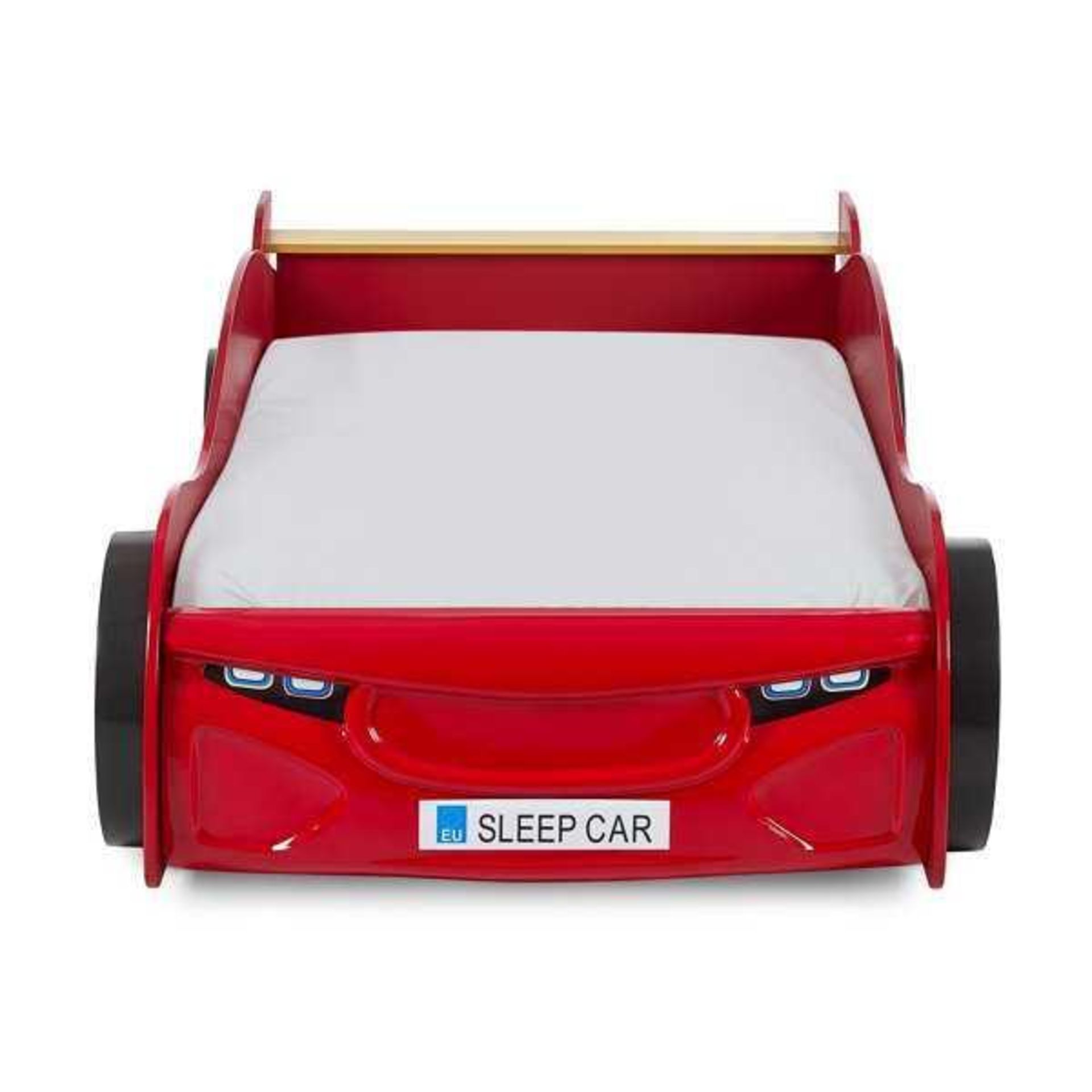 RRP £200 Like New Little Hudson Car Bed In Red (Needs Assembly) (3Of 3