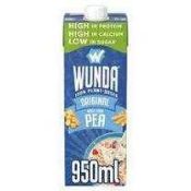 RRP £135 9X6 Pack Wunda Plant Based Milk. BBE - 07/2023
