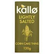 RRP £100 X2 Boxes Kallo Foods Cakes Thin 130G Bb 09/23 (