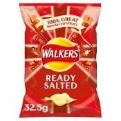 RRP £120 Mixed Items Including Walkers Ready Salted 48X32.5G Bbe-06/01/24, Quavers 12X16G Bbe-20/01/