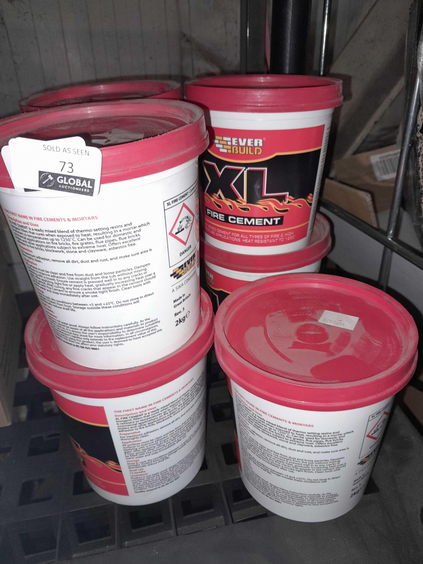 RRP £140 Brand New X7 Everbuild Xl Fire Cement - Image 2 of 2