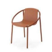 RRP £145 Like New X2 Umbra Ringo Chairs In Orange