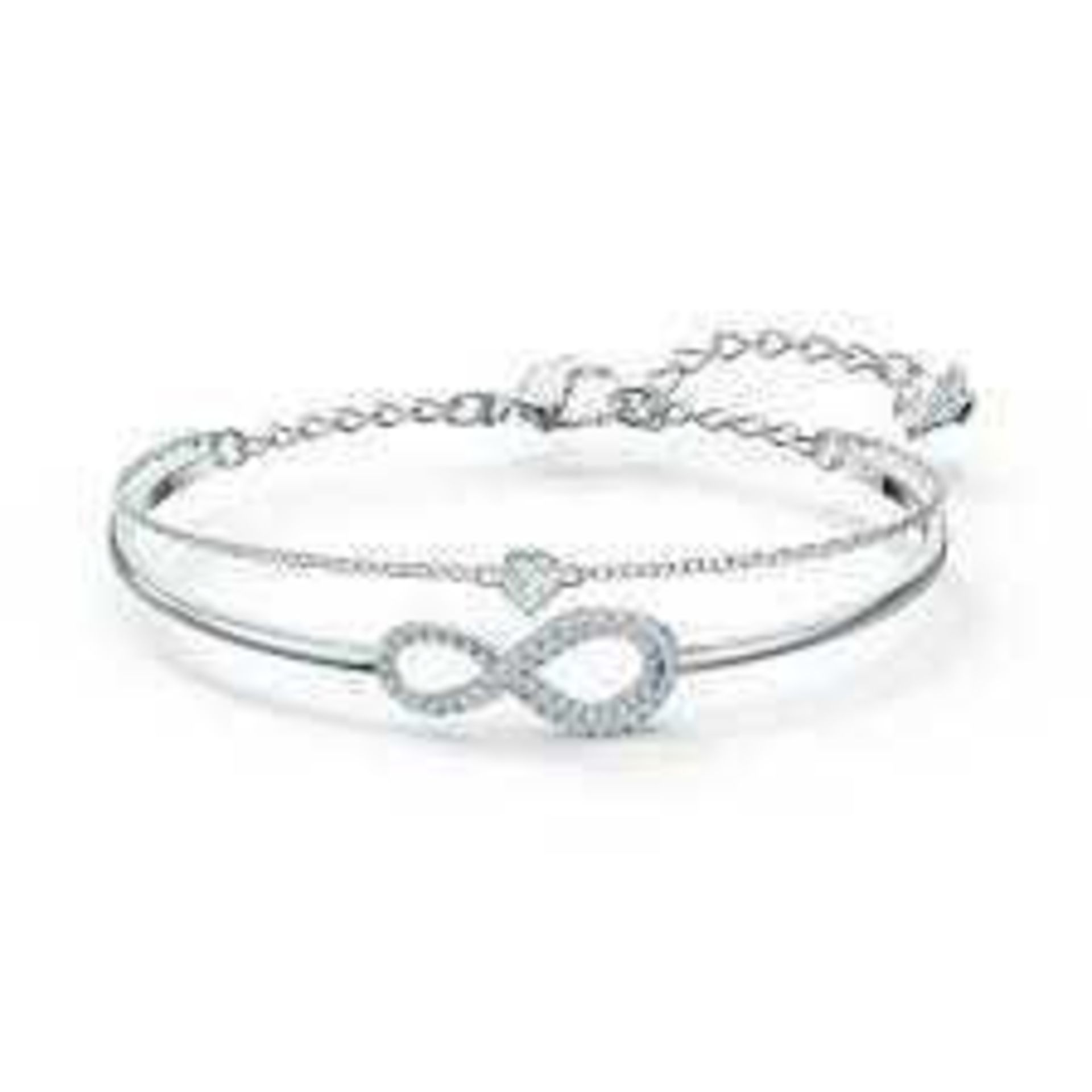 RRP £100 Like New Swarovski Infinity Bracelet