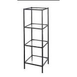 RRP £140 Brand New Factory Sealed Kelly Hoppen 4 Tier Glass Shelving Unit