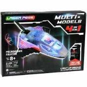 RRP £180 Brand New Laser Pegs Multi Models Space Ships.