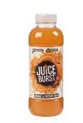 * RRP £260 X15 Crates Of Juice Burst Orange & Passionfruit Bbe-Nov 23