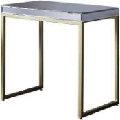 RRP £240 Like New Unboxed Pippard Mirrored Side Table