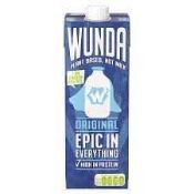 * RRP £135 9X6 Pack Wunda Plant Based Milk. Bbe - 07/2023
