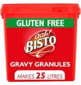 RRP £140 Assorted Lot To Contain Bisto Gluten Free 25L Gravy Bbe-9-24