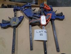 4 x Quick Grip Clamps as Lotted