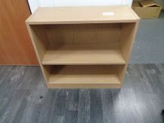 Small Wood 3 Shelf Bookcase as Lotted