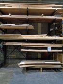 Quantity of Timber Boards to rack as Lotted ** note racking not included**