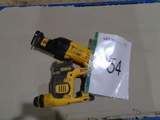 Dewalt DC5380 Recipricating Saw and Dewalt DCH253 Cordless Drills as Lotted