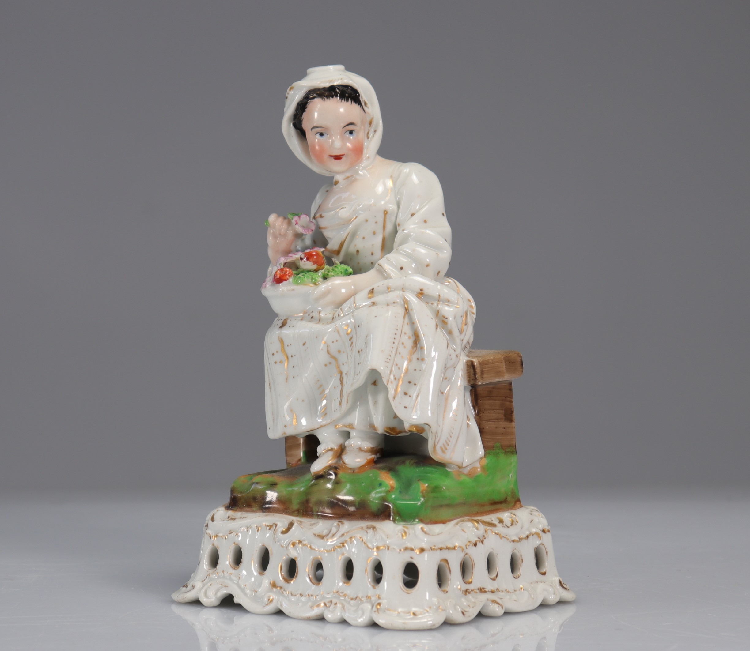 JACOB-PETIT (1796-1868) Child in porcelain - Image 2 of 4