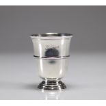 Goblet, silver, Paris, E. Puitforcat