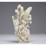 Imposing carved white jade