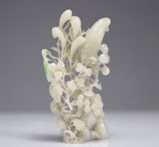 Imposing carved white jade