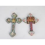 Cross (2) in Italian micro mosaics